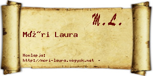 Móri Laura névjegykártya