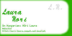 laura mori business card