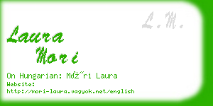 laura mori business card